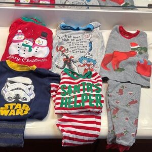 Lot of 3T pajamas